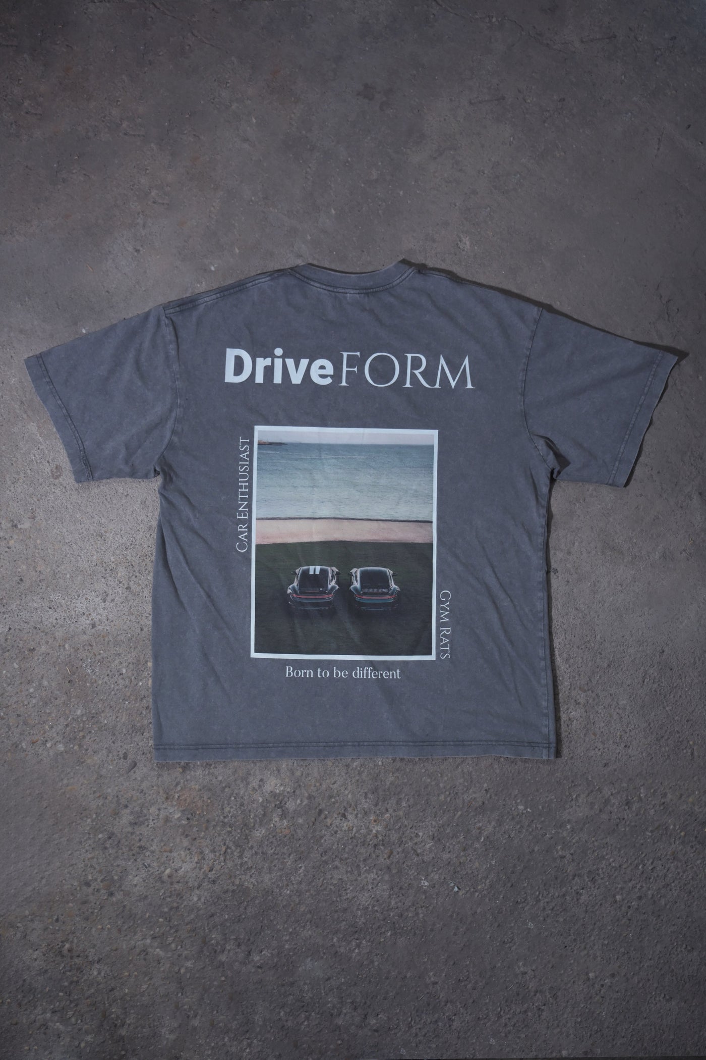 Ocean Drive Vintage Wash Premium Tee (Pirate Gray)