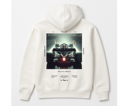 Pole Position Premium Hoodie (Ivory White)