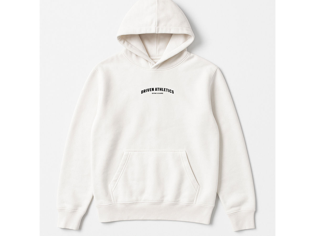 Pole Position Premium Hoodie (Ivory White)