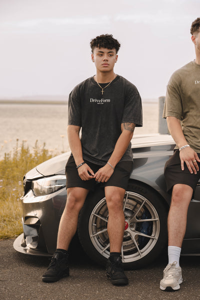 Ocean Drive Vintage Wash Premium Tee (Charcoal)