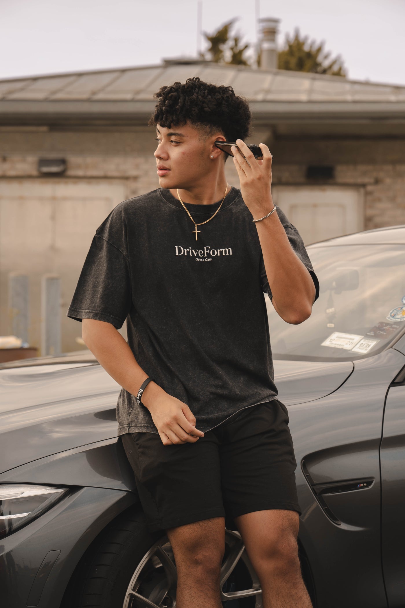 Ocean Drive Vintage Wash Premium Tee (Charcoal)